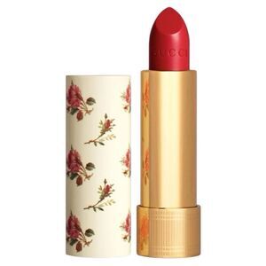 GUCCI ROUGE À LÈVRES VOILE – GOLDIE RED 25 | FLORAL TUBE
